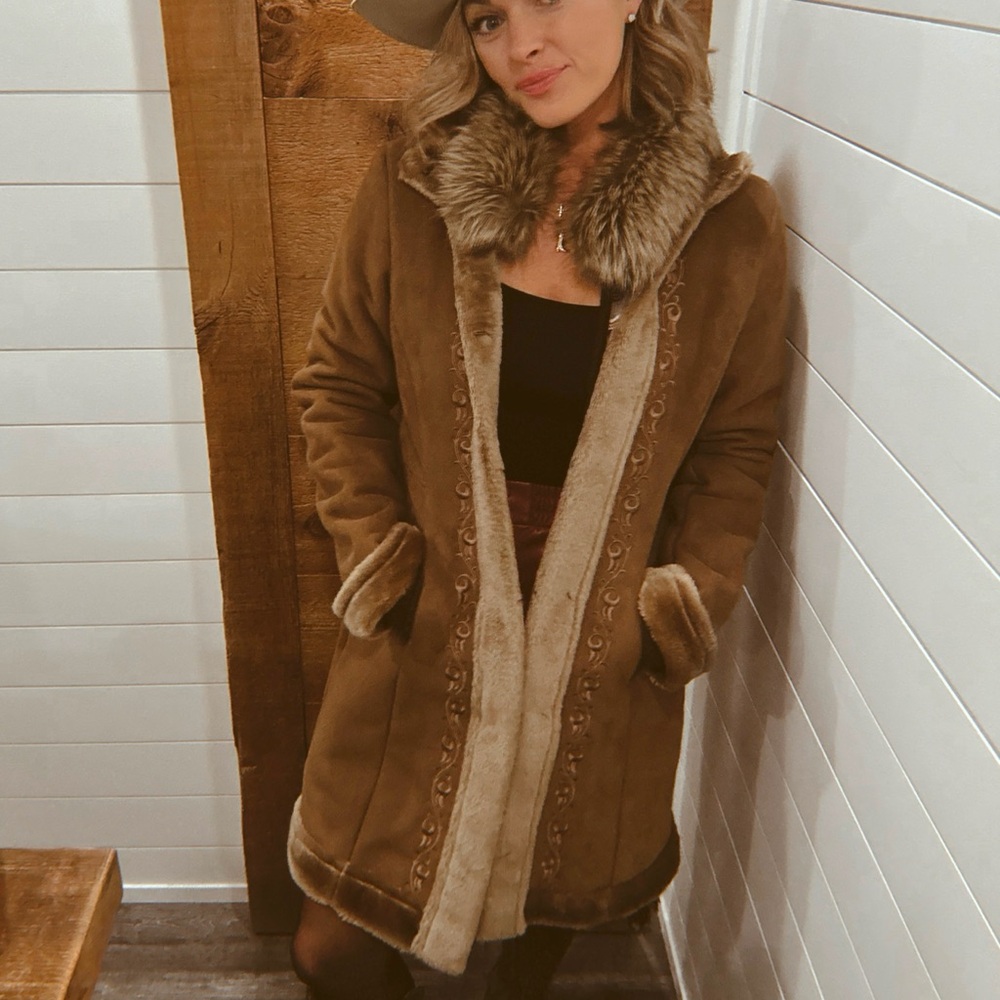 Vintage western/boho coat